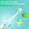 Electric Toothbrush Brush Replacement Heads, White, 8 Packs
