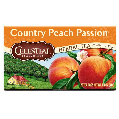 Celestial Seasonings Herbal Tea, Country Peach Passion, 20 Count (Pack of 3)