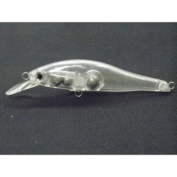wLure 10 Blank Unpainted Minnow Crankbait Topwater Lipless Jerkbait Fishing Lures V3 (UPM431P10)