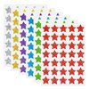 FINDAT 350 PCS Holographic Star Stickers 1 Inch Vinyl Multicolor Small Rewards Sticker Removable Waterproof Reusable Glitter Tiny Labels for Children Kindergarten School Teacher Supplies Calendar
