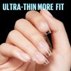 TOMICCA Medium Coffin Nail Tips, 240Pcs Half Matte Gel x Nail, 15 Sizes Nail Extension Tips Set, Full Cover Pre Shaped Fake Nails for Beginner and Professional DIY Nail Salon
