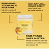 Butter'd Bodycare Hyper Mango Body Cream Mango Scent, Premium Body Butter for Improving Hyperpigmentation Hydrating Rich in Vitamin C, Rose Hip Oil, Jojoba Oil (4 oz)