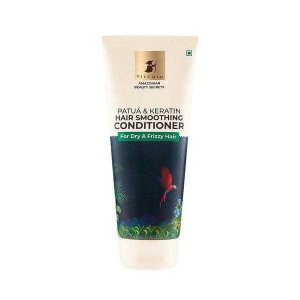 Pilgrim Patuá & Keratin Hair Smooth Conditioner for Dry & frizzy hair with Sacha Inchi | Hair conditioner for smooth & silky hair | Silicone free | Women & Men | 200 ml