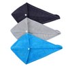 HOPESHINE Hair Drying Towel Twist Women's Soft Shower Microfiber Towels for Hair Turban Wrap Fast Drying Ultra Absorbent Cap Great Gift for Women (3-Pack Dark Grey+Grey+ Sky Blue)