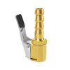 Joywayus Tire Inflator Valve 1/4" Open Flow Air Chuck with Lock Connector and Stainless Steel Clamp
