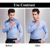 2 Roll Disposable Collar Protector Sweat Pads, Self-adhesive Shirt Collar Protector Comfortable Collar Sweat Pads Shirt Neck Liner Invisible Protector Hat Sweat Liner Against Sweat Stains (white)