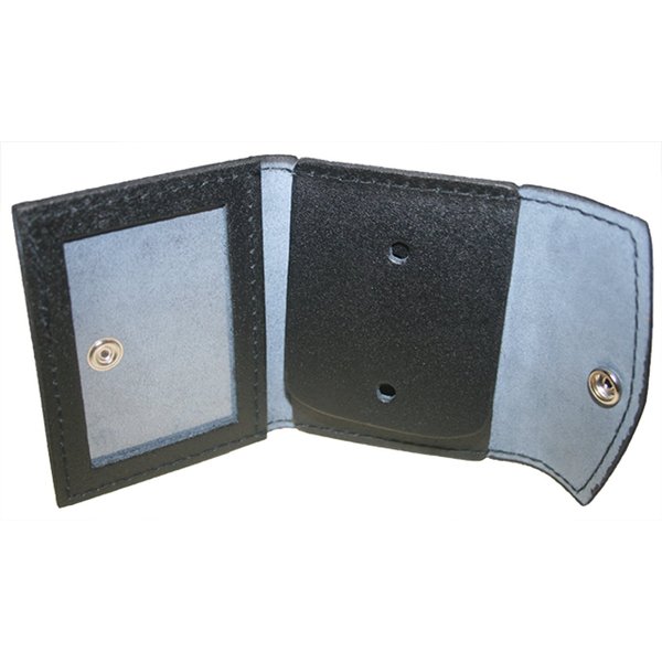 Rothco Leather ID Badge Holder, Black