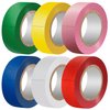 LYLTECH Electrical Tape Colors 6 Pack 3/4-Inch by 30 Feet, Waterproof,Strong Adhesive, Durable, Easy-Wrap,Pink,Yellow,Red, Green,Blue, White