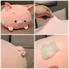 Jensquaify Pig Plush Pillow Soft Pig Stuffed Animal Toy Piggy Body Pillow, 23.6"