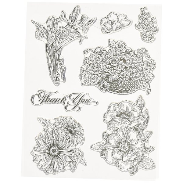 Penny Black Clear Stamp Set, Flower Gallery