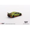 True Scale Miniatures Model Car Compatible with Lamborghini Huracán STO Verde Citrea 1/64 Diecast Model Car MGT00547
