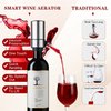 ESCLAP Electric Wine Aerator, Wine Decanter Pump Dispenser Gifts Set, 2024 NEW Automatic Wine Aerator Pourer Spout. Smart Wine Decanter. Wine Dispenser Pump, Best Gift for Wine Lovers or Own Use.