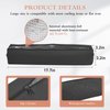 Suafrnut Professional Hot Hair Tools Organizer Bag Portable Travel Heat Resistant Storage Case Pouch for Curling Iron, Flat Irons, Hair Straightener and Hair Styling Tools(17.7" x 3.2"x 3.2")