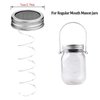 8 Pack Solar Mason Jar Lids Lights, 20 LED Waterproof Fairy Firefly String Lights with 8 Hangers (Jars Not Included), for Wedding, Outdoor, Lawn, Patio, Garden, Party, Christmas Decor (Cold White)