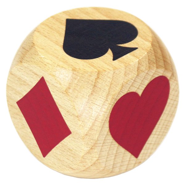 Trump Markers Euchre Pinochle Bridge Playing Cards Whist Cards Trump Marker Dice Euchre Cube Card Deck Trump Marker Game Dice Indicator Gifts for Euchre Pinochle Bridge Enthusiasts (2 in) (1 Pc)
