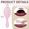 Daily Gard Detangling Brush, Dry and Wet Vented Detangler Hair Brush for Women and Men, Paddle Quick Drying Hairbrush for Wet/Dry/Curly/Thick/Long/Wavy/Damaged Hair, Pink