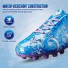 Frost Firm Ground Soccer Cleats for Kids - Lightweight & Durable Youth Soccer Cleats with Adjustable Laces for Custom Fit - Kids Soccer Shoes with Padded Heel and Collar Lining for Added Comfort
