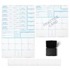 National Gun Trusts - Made in USA - FD 258 Fingerprint Card 2024 Kit Full (6 Cards + 1 Practice Card) w/Reusable Ink Pad, Correction Tabs, Instructions