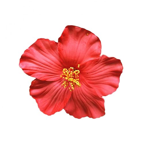 1Pc Red Hawaiian Flower Hair Clip for Women Girls Fashion Bohemian Flowers Hair Accessory for Dancer Bridal Wedding Beach Party Hair Clip Clips and Barrettes Hair Care