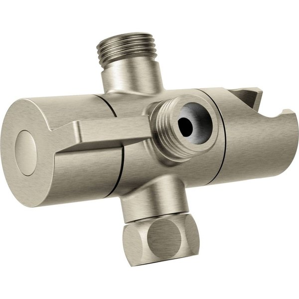 Moen CL707BN Pivoting Shower Arm Diverter with Hand Shower Cradle, Brushed Nickel