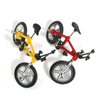 Mini Bike Finger Bike Finger Skateboard Set,Excellent Functional Miniature Toys Mini Extreme Sports Finger Bicycle Skateboard Cool Boy Toy Creative Game Toy Set Collections Cake Decoration (4PCS)