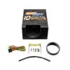 GlowShift 10 Color Digital 9,999 RPM Tachometer Gauge with Built-in Shift Light - for 1-10 Cylinder Gas Powered Engines - Multi-Color LED Display - Tinted Lens - 2-1/16" (52mm)