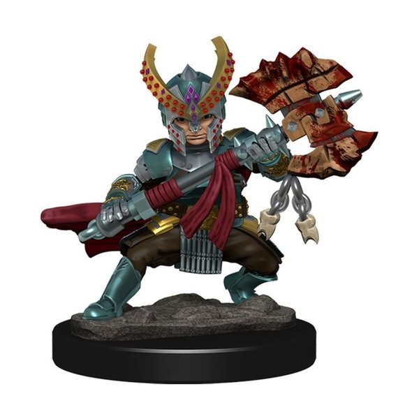 WizKids D&D Icons of The Realms Premium Figures: Female Halfling Fighter