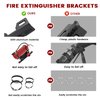 KANGIKX Car Fire Extinguisher Mount Bracket, UTV Aluminum Quick Release Fire Extinguisher Mount Holder Compatible with Jeep Truck Polaris Ranger Cam-Am X3