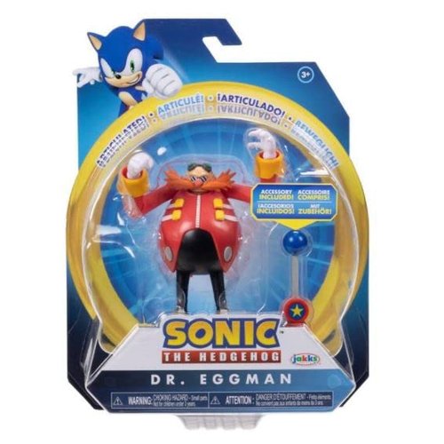 Sonic the Hedgehog 4" Articulated Action Figure Collection (Choose Figure) (Silver)