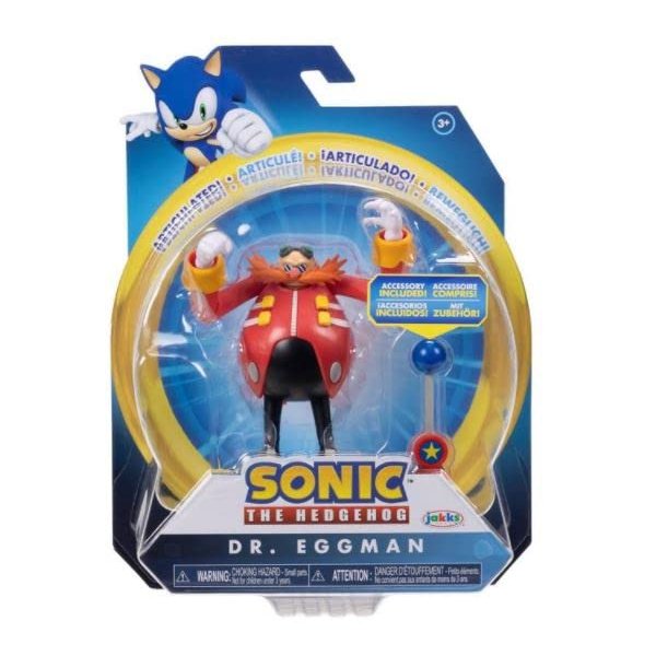 Sonic the Hedgehog 4" Articulated Action Figure Collection (Choose Figure) (Silver)