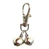 DIY Pet Bells 304 Stainless Steel Dog Bells 4 pcs Gold and Silver Bell Training Charm Pendants Jewelry for Pet Dog Cat Necklace Collar (4 Sets)