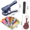 ArtAt Guitar Pick Punch Kit – Bass Guitar Picks Puncher With 15 Variety Pick Strips Medium Guitar Pick Maker Punch Kit Unique Guitar Lovers Gifts