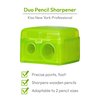 KISS NEW YORK Professional Duo Pencil Sharpener, Convenient, Essential Tool for Eye liner, Lip liner, Sharpens, Easy To Clean, Compact (Sharpener)