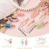 CHANZET No Bend Hair Clips No Crease Hair Clips for Makeup Application 8pcs, Creaseless Flat Alligator Makeup Hair Clips, Oak Leaf Hair Bang Duck Bill Clips Hair Barrettes Styling Accessories for