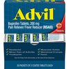Advil Ibuprofen, 200mg (50 Packets of 2 Coated Tablets) 50 ea (Pack of 3)