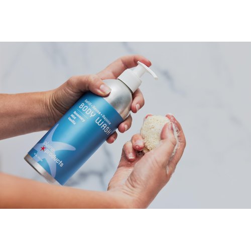 Plaine Products Sensitive Skin Body Wash - Rosemary, Mint, Vanilla, 16 oz (Refillable Bottle with Pump)