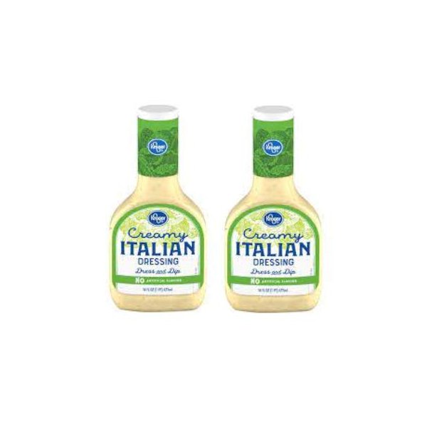 Kroger Creamy Italian Salad Dressing 16 oz - Pack of 2