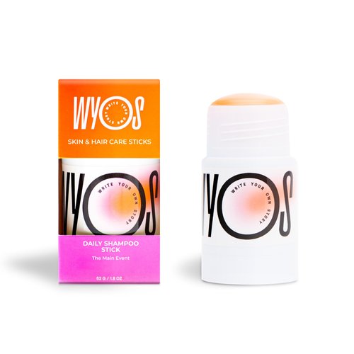 WYOS Sulfate Free Shampoo Stick- Gentle Solid Shampoo I Color-safe Shampoo I Non-stripping Formula I For All Hair Types I The Mane Event Daily Shampoo Stick