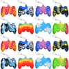 WHGAMNCE 16 Pcs Mini Pop Fidget Keychain,Tiny Push Pop Fidget Toy Back,Fidget Toys Bulk,Keychain Pop Bubble Toy,Anxiety Stress Reliever Toy for Kids Adults.