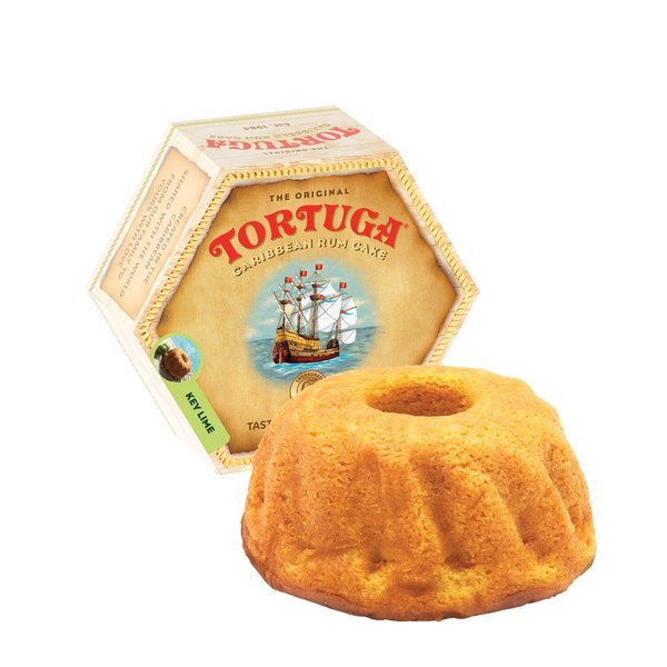TORTUGA Caribbean Key Lime Rum Cake - 16 oz Rum Cake - The Perfect Premium Gourmet Gift for Gift Baskets, Parties, Holidays, and Birthdays