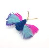 Cat Toy Teaser Wand - Butterfly Katfly Teaser and Teaser Wand - Blue