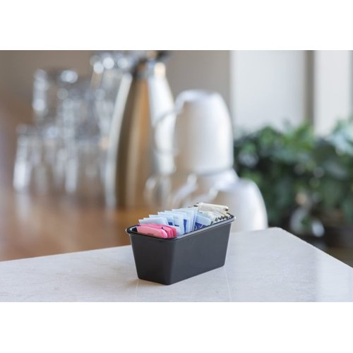 Service Ideas SPH5BL Sugar Packet Holder, 5", Black