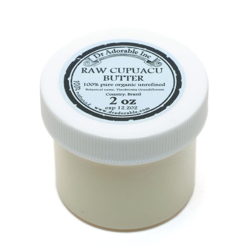 Dr Adorable - 2 oz - Cupuacu Butter - Exotic Unrefined Pure Natural Organic Cold Pressed