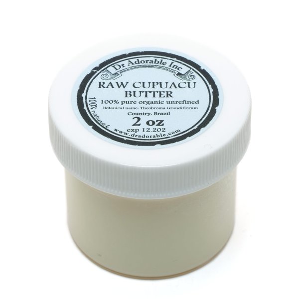 Dr Adorable - 2 oz - Cupuacu Butter - Exotic Unrefined Pure Natural Organic Cold Pressed