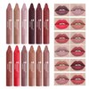 Agrifilm Matte Velvet Lipstick Lip Crayon Nourishing Non-Stick Cup Lip Stain Lip Gloss,Long-lasting Waterproof Lip Stick Lip Makeup for Women (9)