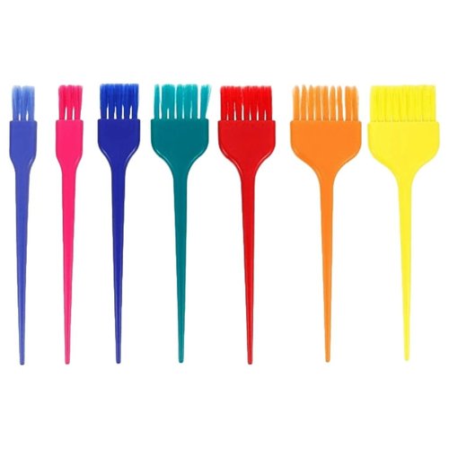 Generic 7-pcs Salon Hair Dye Brush Multipurpose Hair Dye Comb Hair Coloring Tools Salon Hair Coloring Kit Hair Salon Dye Brush Set Coloring Applicator Brushes Hair Coloring Comb