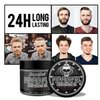 immetee Hair Pomade for Men Strong Hold, High Shine Hair Wax Hair Gel for Men, Colorless Water Based Hair Clay Easy to Wash Non-greasy All Day Hold for All Hair Styles-150g/5.29oz (Hair Pomade 1)