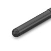 Kaweco LILIPUT Fountain Pen Black I Premium Aluminium Fountain Pen for Ink Cartridges I Exclusive Fountain Pen 12.5 cm I Nib: B (Broad)