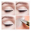 Rliolouo Ayky Long Wear Gel Eyeliner, Ayky Natural Black Eyeliner Cream, Long Lasting Gel Eyeliner Smudge Proof & Waterproof Eyeshadow, Glitter Eyeliner Pencil (2pcs)