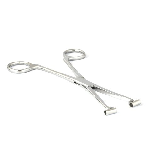 OdontoMed2011 Septum Forceps Clamp Pliers for Nose Septum Piercing Forceps 6" Stainless Steel Tongue Tattoo Body Piercing Pliers Clamp Tools Mirror Polish Finish